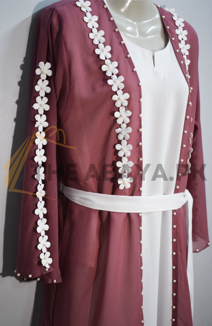 Inner Separate Flower Abaya